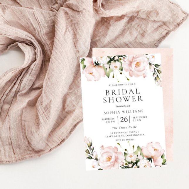 Möhippan  Flowers Elegant Alla säsonger Inbjudningar (Skapare uppladdad)