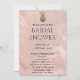 möhippan för ananas guld i ro guld inbjudningar