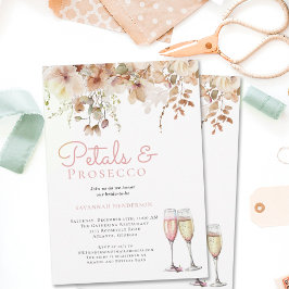 Möhippan för Blommigt av Petals och Bubly Prosecco Inbjudningar