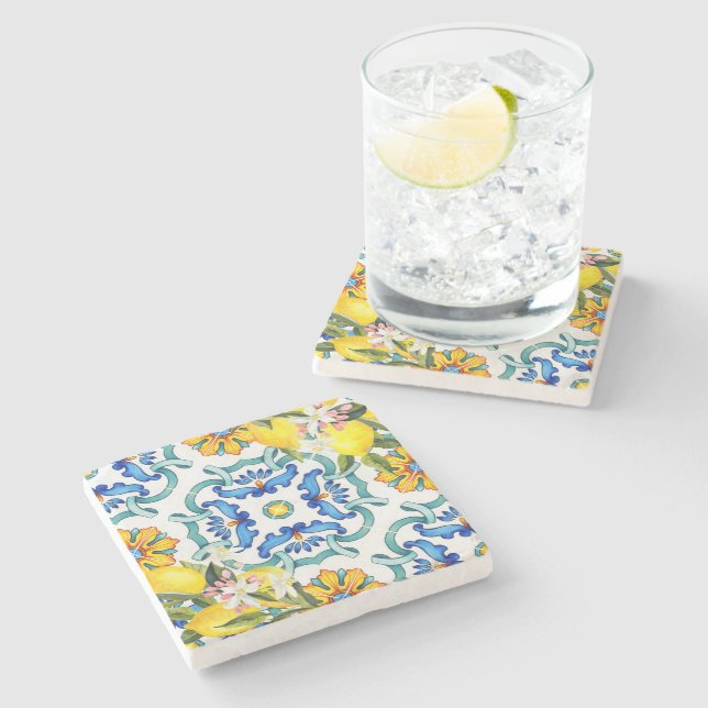Möhippan för citroner av majolica tiles stenunderlägg (Sidan)
