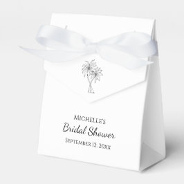 Möhippan för den tropiska Eleganten Handflatan Trä Presentaskar