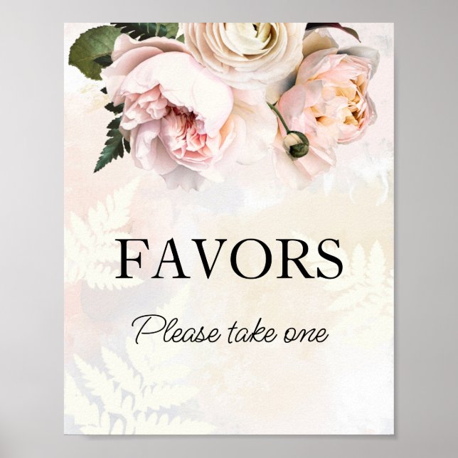 Möhippan  för favoriter i Blommigten rosa Poster (Framsidan)
