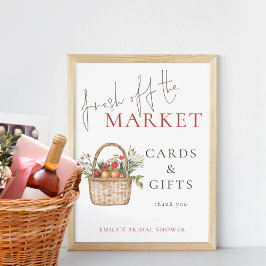 Möhippan för gåvor på marknadskort, färska poster