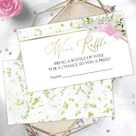 Möhippan för jodblomma Vår Vin Raffle-spel Tilläggskort