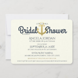 Möhippan för sjöflottan och Guld Anchor Inbjudningar