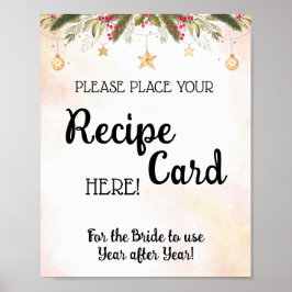 Möhippan för Ställe Recept Card- Poster