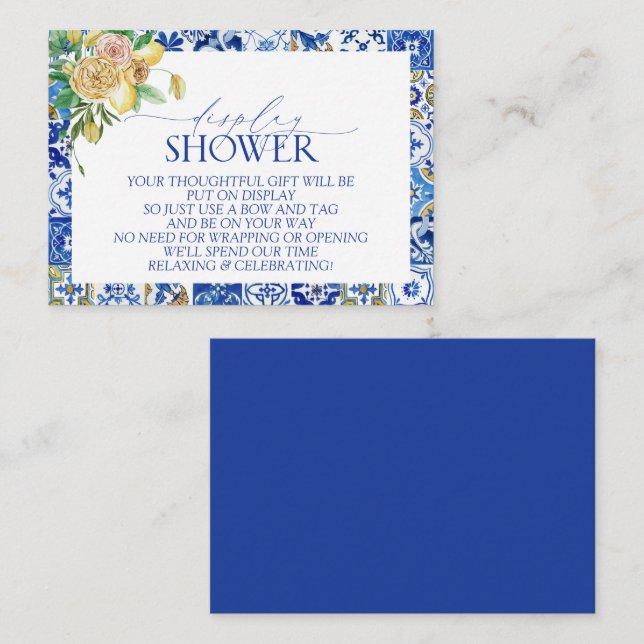 Möhippan för Visning av elegant med Medelhavspartn Tilläggskort (Fram/baksida)