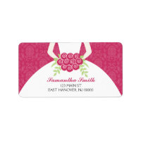 Möhippan Fuchsia Damask Pattern