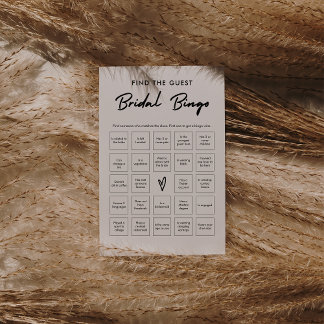 Möhippan Gäst Bingo Game (Modern Hitta gästspel)