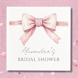 Möhippan Gifter sig rosa Bow Shes Pappersservett