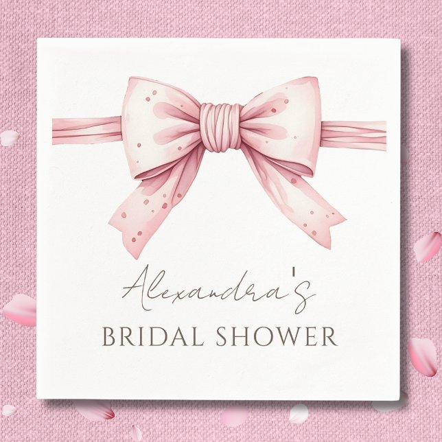 Möhippan Gifter sig rosa Bow Shes Pappersservett (Skapare uppladdad)