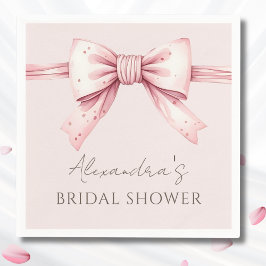 Möhippan Gifter sig rosa Bow Shes Pappersservett