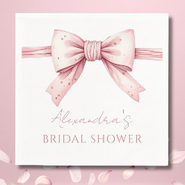 Möhippan Gifter sig rosa Bow Shes Pappersservett