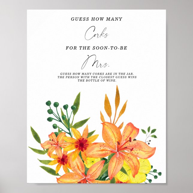 Möhippan gissar hur många Kork Poster (Framsidan)