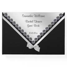 Möhippan Glitzy Diamonds & Silver Bow