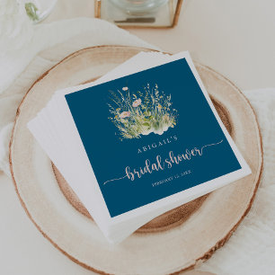 Möhippan Greenery Boho Wildblommarin Pappersservett