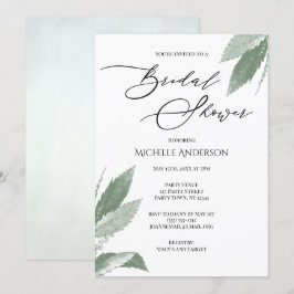 Möhippan Grey Botanical Löv Inbjudningar