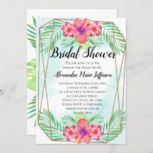 Möhippan Hibiscus Flower Watercolor Beach