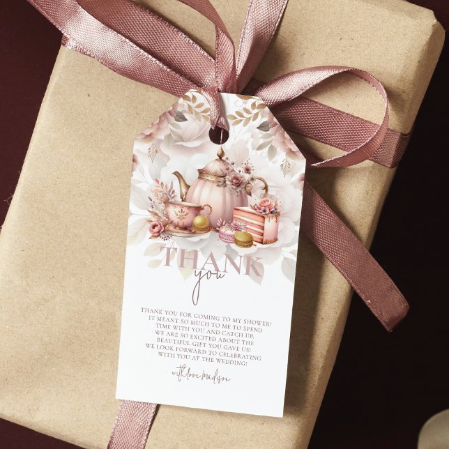 Möhippan High Tea Shower för personlig - vattenfär Presentetikett (Skapare uppladdad)