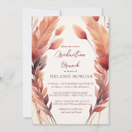 Möhippan Höst löv och fjädrar Inbjudningar