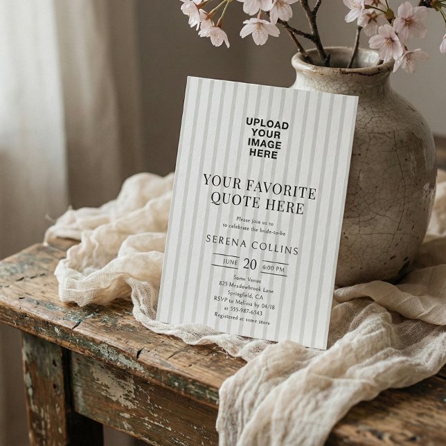 Möhippan Image Vintage Rand Sage Inbjudningar (Skapare uppladdad)