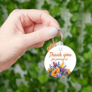 Möhippan Inbjudan i Bright Summer Sunblomma Nyckelring