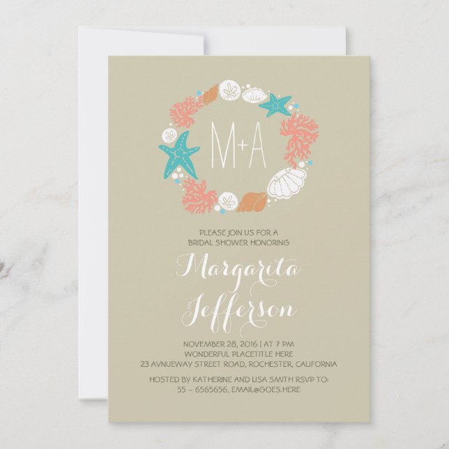 möhippan inbjudan om havets havssand (Framsida)