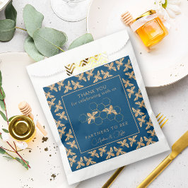 Möhippan Indigo & Honeycomb Golden Bee