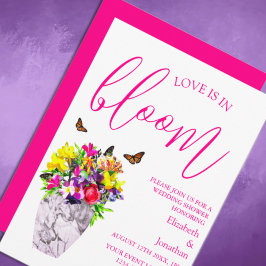 Möhippan kärlek i Blommigten Bloom Inbjudningar