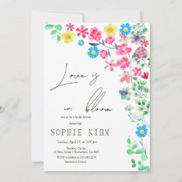 Möhippan kärlek i Blommigten Bloom Inbjudningar