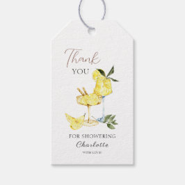 Möhippan kärlek Limoncello Cocktail Tack Presentetikett