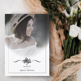 Möhippan Klassisk Chic Typography Script Inbjudningar