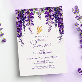 Möhippan Lavender Lila Modern Elegant Inbjudningar