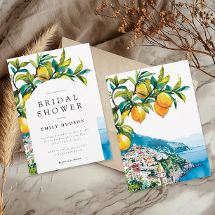 Möhippan Lemon Citrus Amalfi Kusten Inbjudningar