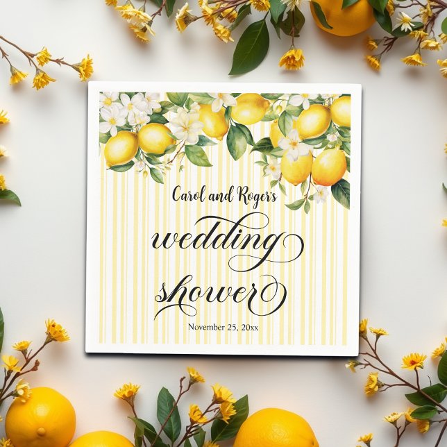 Möhippan Lemon Gren Medelhavet, sommartid Pappersservett (Skapare uppladdad)