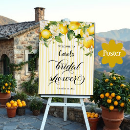 Möhippan Lemon Gren Medelhavet, sommartid Poster