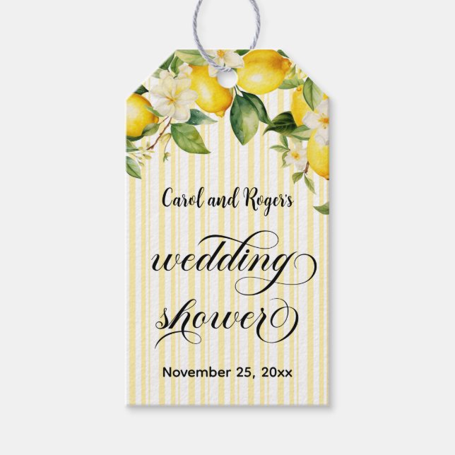 Möhippan Lemon Gren Medelhavet, sommartid Presentetikett (Framsidan)