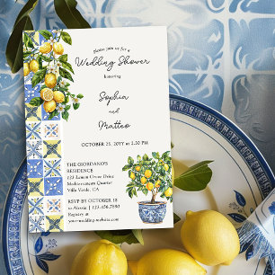 Möhippan Lemon Grove Rustic Mediterranean Inbjudningar