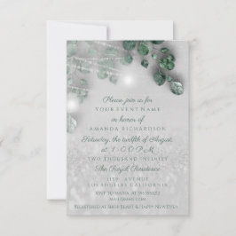 Möhippan Light Burk Rustic Glitter Inbjudningar