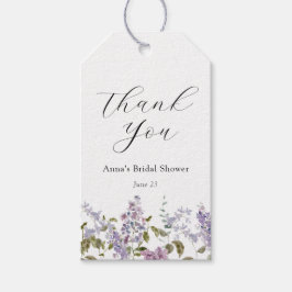 Möhippan Lilac och Lavender Tack Presentetikett