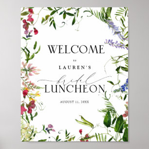 Möhippan Luncheon Välkommen till Sommar Wildbloms Poster