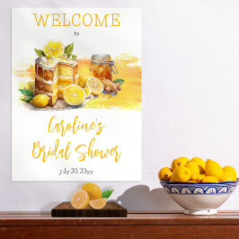 Möhippan Luscious Lemon Cake Ginger Tea Poster