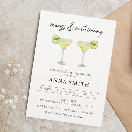 Möhippan Margs & Matrimony Cocktail Inbjudningar