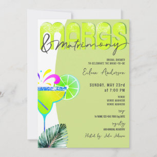 Möhippan Margs & Matrimony Tequila Lime Inbjudningar