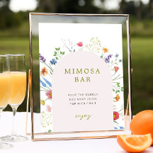 Möhippan Mimosa Pub-tecken för färgämnet Wildblomm
