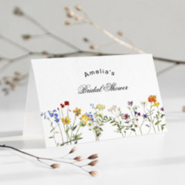 Möhippan Minimalist Wildblomma Tack Kort