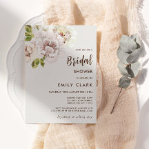 Möhippan Modern Blommigt Watercolor Ivory Cream