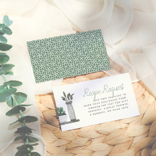 Möhippan Modern Boho Plants Tilläggskort