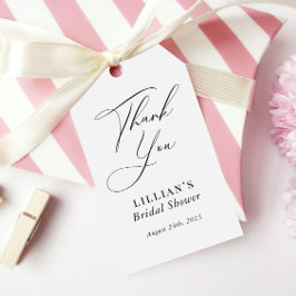 Möhippan Modern Calligraphy Black and White Presentetikett