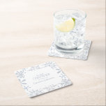 Möhippan Modern Dusty Blue Snowflake Winter Underlägg Papper Kvadrat<br><div class="desc">Vi presenterar det sensationella, moderna, blåblåa vintertornet Papper Underlägg på Möhippan Vintertorg! Denna fantastiska skapelse är perfekten som komplement till er magiska vinterunderjordsaffär. Är du redo att ta din möhippa till nästa elegansnivå? Föreställ er en vinterdag, ett milt snöfall och en mysigt sammankomst av era djupaste vänner och familj för...</div>